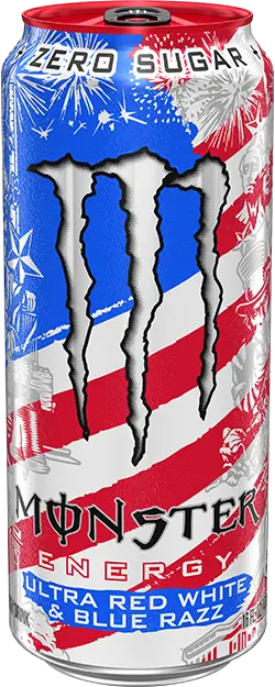 Ultra Red, White, Blue, Razz